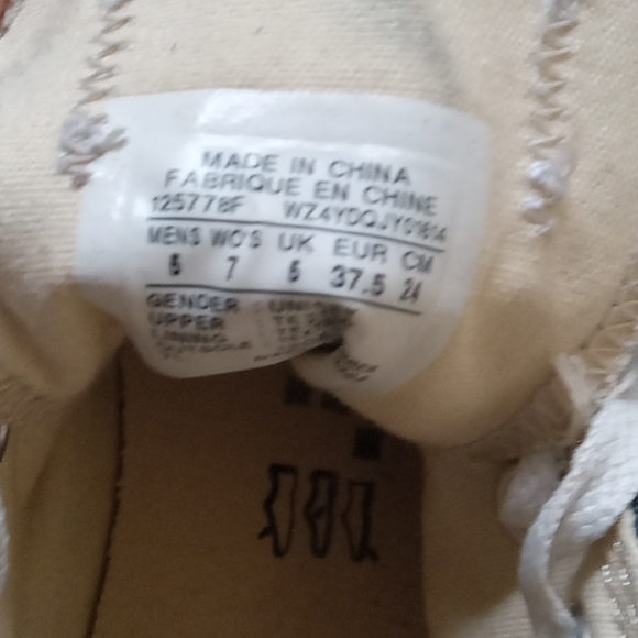 Women Blue Converse Allstars Size 7 - Picture 3 of 6